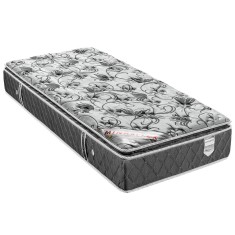 Colchão Solteiro Molas Ensacadas/Pocket Espuma Minaspuma Minasflex Black 88 x 26 x 188 cm