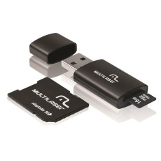 Cartão de Memória Micro SD com Adaptador Multilaser 16 GB MC112