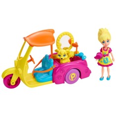 Boneca Polly Super Carrinho Pet Shop Mattel