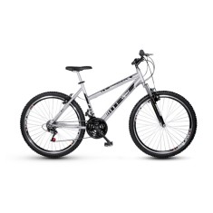 Bicicleta Essencial 21 Marchas Aro 26 Freio V-Brake VB Feminina