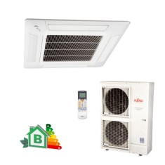 Ar Condicionado Split Cassete Fujitsu 45000 BTUs Inverter Controle Remoto Quente/Frio AOBG54LBTA / AUBG54LRLA