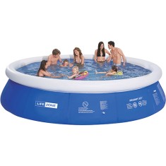 Piscina Inflável 12.200 l Redonda Life Zone JL010208NG