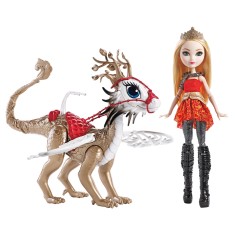 Boneca Ever After High Apple White e Braebyrn’s Mattel