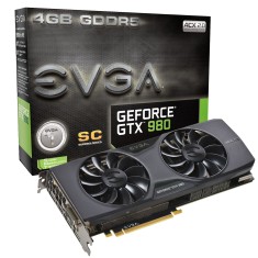 Placa de Video NVIDIA GeForce GTX 980 4 GB GDDR5 256 Bits EVGA 04G-P4-2983-KR