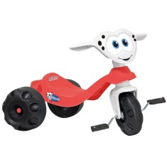 Triciclo com Pedal Bandeirante Zootico Doggy