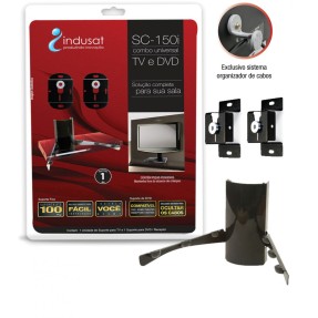 Suporte para TV LCD/LED/Plasma Parede 14" a 70" Indusat SC-150I