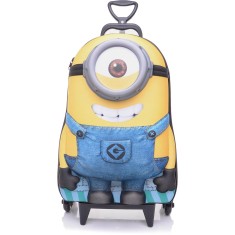Mochila com Rodinhas Escolar Max Toy by Diplomata Minion Stuart