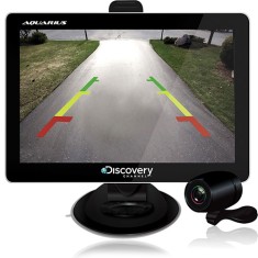 GPS Automotivo Aquarius Discovery Channel MTC3383 5,0 " TV Digital Câmera de Ré
