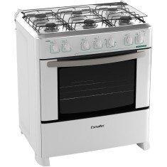 Fogão de Piso Esmaltec 6 Bocas Acendimento Automático Caribe