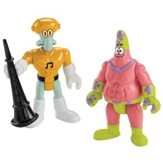 Boneco Imaginext Lula Molusco Patrick Uma Aventura Fora D'Água - Mattel