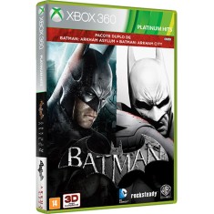 Jogo Combo Batman Arkham Asylum & City Xbox 360 Warner Bros
