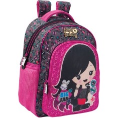 Mochila Escolar Tilibra Plush Poison Luxo 148555