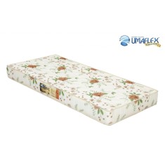 Colchão Solteiro Espuma Umaflex D20 Turquesa 78 x 18 x 188 cm