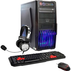 PC NeXT Gamer Intel Core i3 4130 3,40 GHz 8 GB HD 1 TB GeForce GT 210 DVD-RW Linux Thunder T3182