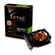 Placa de Video NVIDIA GeForce GTX 750 Ti 2 GB GDDR5 128 Bits Zotac ZT-70605-10M
