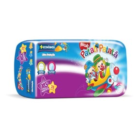 Fralda G&B Higiênicos Patati Patatá Ultra Proteção Tamanho XG Econômica 28 Unidades Peso Indicado +13kg