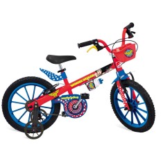 Bicicleta Bandeirante Mulher Maravilha Aro 16 Freio V-Brake 2365