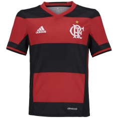 Camisa Torcedor infantil Flamengo I 2016 com Número Adidas