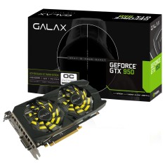 Placa de Video NVIDIA GeForce GTX 950 2 GB GDDR5 128 Bits Galax 95NPH8DSH4HB