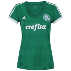 Camisa Jogo Feminina Palmeiras I 2015 sem número Adidas