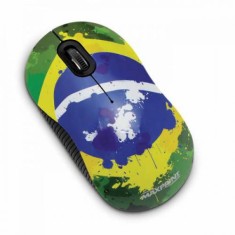 Mouse Óptico USB Bandeira Brasil 601050 - Maxprint