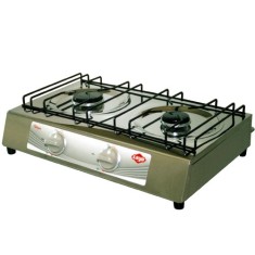 Fogão de Mesa Layr 2 Bocas Acabamento Inox Platinyum