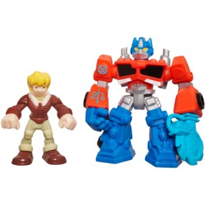 Boneco Optimus Prime Cody Burns Transformers Playskool Heroes A2108 - Hasbro