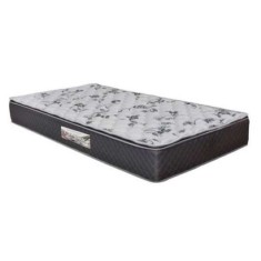Colchão Solteiro Espuma Herval D60 Fort Black Bordado 88 x 22 x 188 cm