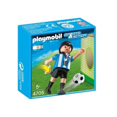 Boneco Playmobil Sports and Action Jogador de Futebol da Argentina 4705 - Sunny