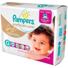 Fralda Pampers Nova Premium Care Tamanho G Mega 40 Unidades Peso Indicado 9 - 12,5kg
