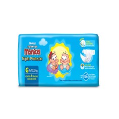 Fralda Huggies Turma da Mônica Tripla Proteção Tamanho G 9 Unidades Peso Indicado 9 - 12kg