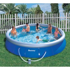 Piscina Inflável 10.179 l Redonda Bestway Fast Set 57123