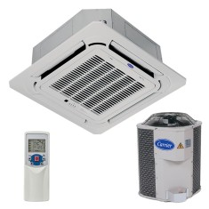 Ar Condicionado Split Cassete Carrier 36000 BTUs Controle Remoto Frio 40KWCC36C5 / 38CCM036515MC