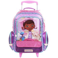 Mochila com Rodinhas Escolar Dermiwil Doutora Brinquedos G 60175