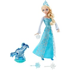 Boneca Frozen Em Ação Elsa Mattel