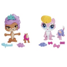 Boneca Littlest Pet Shop Amigos Fashion Lulu Von Muttson e Dania Duncan Hasbro