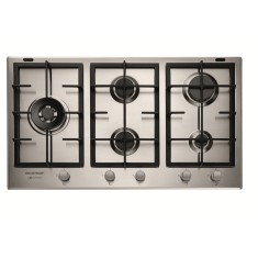 Cooktop Brastemp Gourmand 5 Bocas Acendimento Superautomático Acabamento Inox BDK90DR