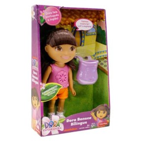 Boneca Dora a Aventureira Bilíngue Fisher Price