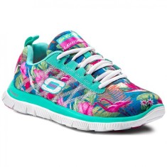 Tênis Skechers Feminino Casual Flex Appeal Floral Bloom