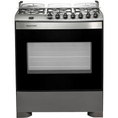Fogão de Piso Brastemp 6 Bocas Acendimento Automático Acabamento Inox BFS6NR