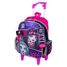 Mochila com Rodinhas Escolar Sestini Monster High 15Z M
