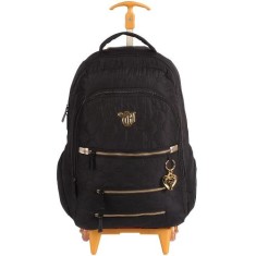 Mochila com Rodinhas Escolar DMW Capricho Love VII G