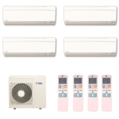 Ar Condicionado Multi Split Daikin 28000 BTUs Inverter Controle Remoto Quente/Frio 4MXS80KVM / FTXS25KVW / FTXS35KVM