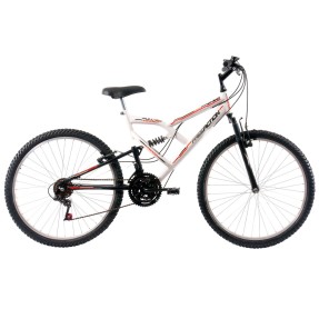 Bicicleta Mountain Bike Free Action 18 Marchas Aro 26 Suspensão Full Suspension Freio V-Brake FA 240