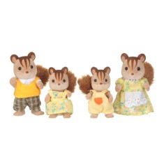 Boneca Sylvanian Families Família dos Esquilos Noz Epoch
