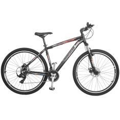 Bicicleta Mega Bike 21 Marchas Aro 29 Suspensão Dianteira Freio a Disco Turney