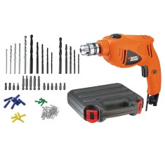 Kit Furadeira Impacto 3/8 550W Black&Decker - HD400K50