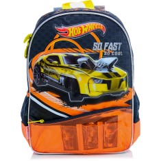 Mochila Escolar Sestini Hot Wheels Sd Fast 15Y01 M