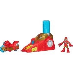 Boneco Homem de Ferro Super Hero Lançador A7686/A8067 - Hasbro