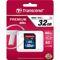 Cartão de Memória SDHC Transcend Premium Series 32 GB TS32GSDU1